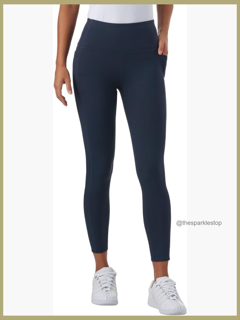 High Waisted Legging With Pockets, Tummy Control, 4-Way Stretch